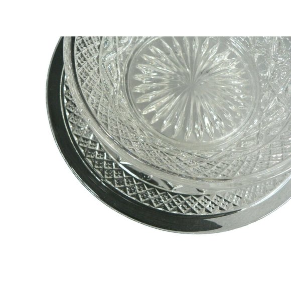 Bread Plate and Bowl Glass 2 Piece Set - Picture 11 of 12